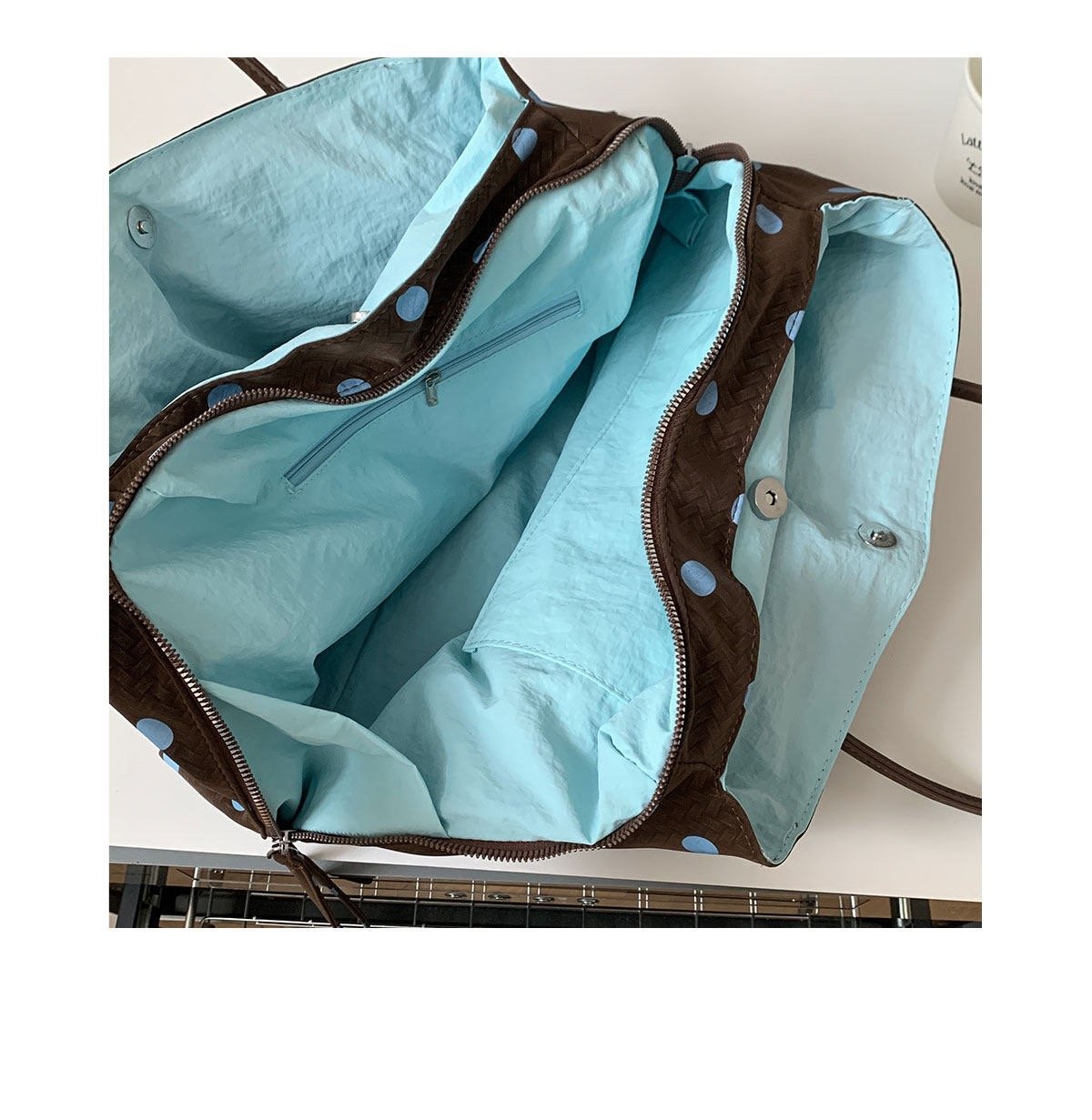 Choco Polka inner Blue