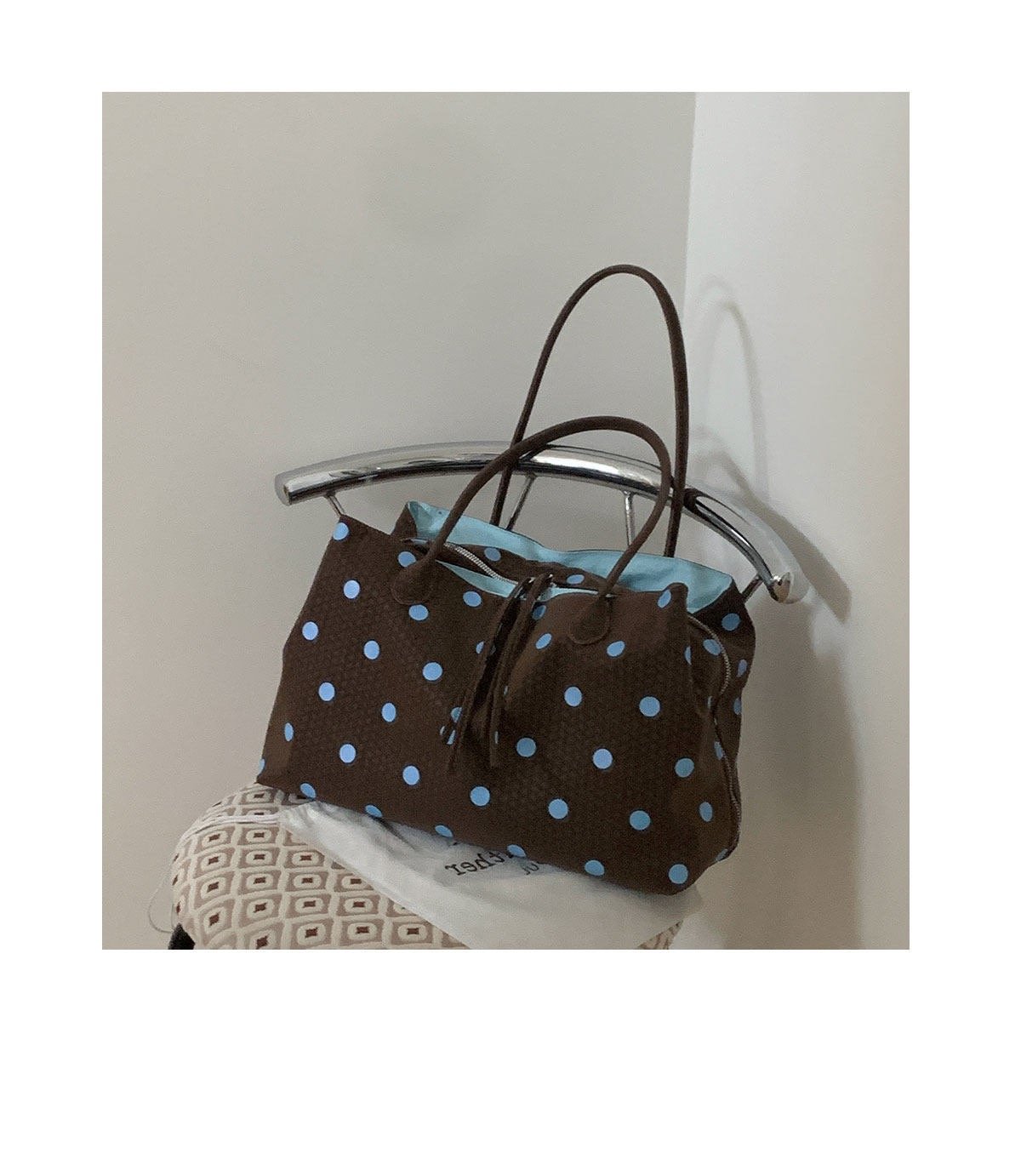 Choco Polka inner Blue